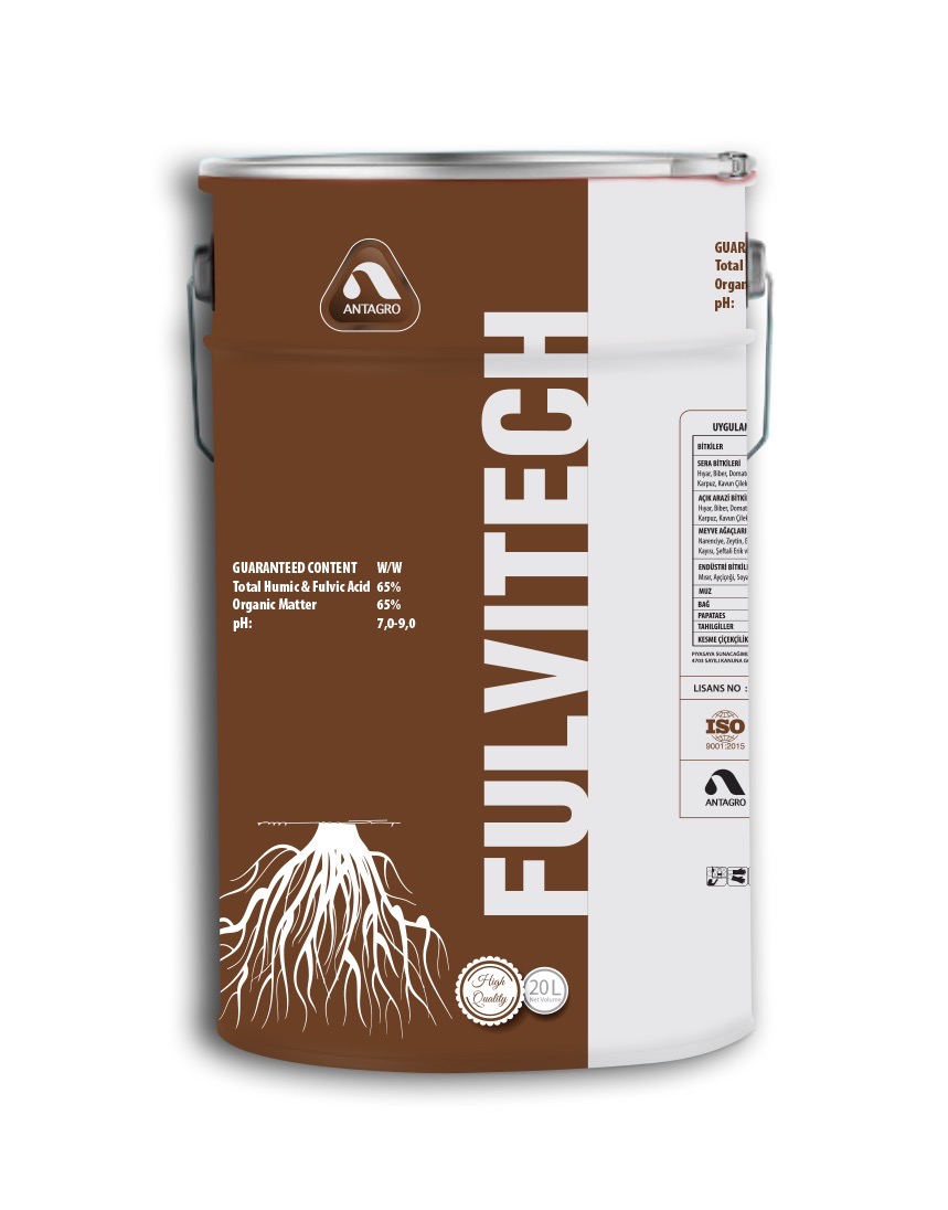 GARANTİ EDİLEN İÇERİK % W/W / Değer Toplam Humik & Fulvik Asit % 65 Organik Madde % 65 pH 7.0 – 9.0