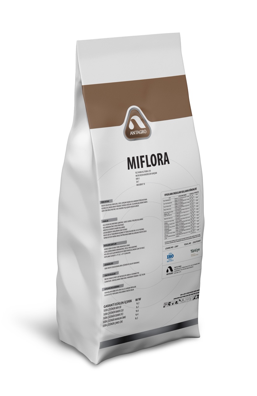 GARANTİ EDİLEN İÇERİK % W/W Suda Çözünür Bor (B) % 5 Suda Çözünür Çinko (Zn) % 7 Suda Çözünür Molibden (Mo) % 10